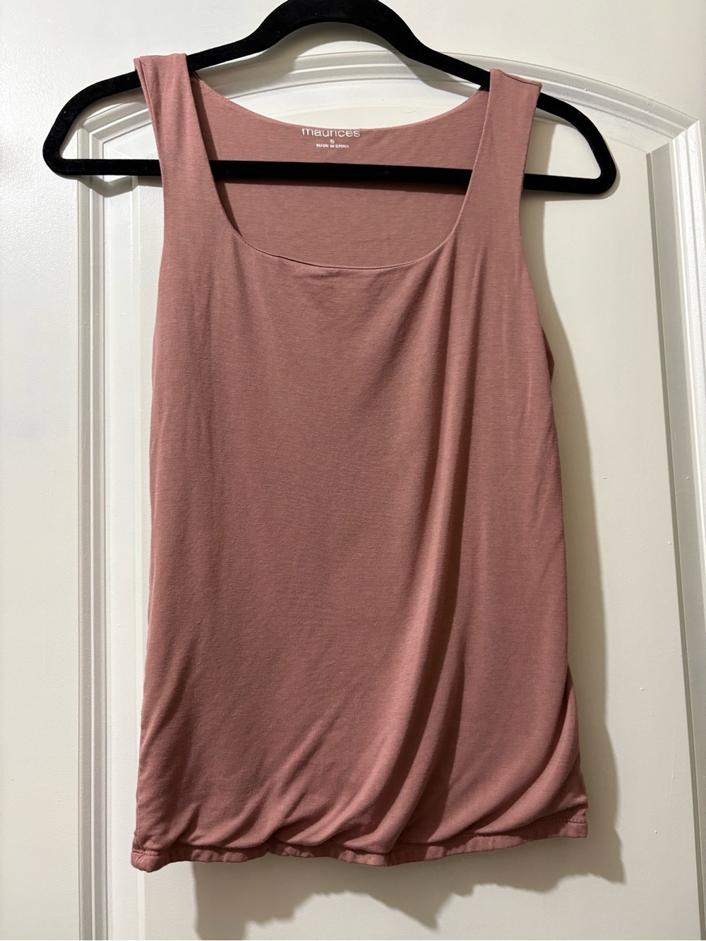 Maurices Dusty Rose Scoop Neck Tank Top - Sleeveless